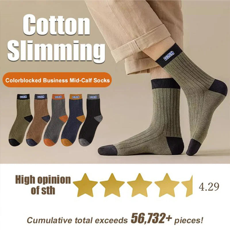 Colorblock Thermal Mid-Calf Socks